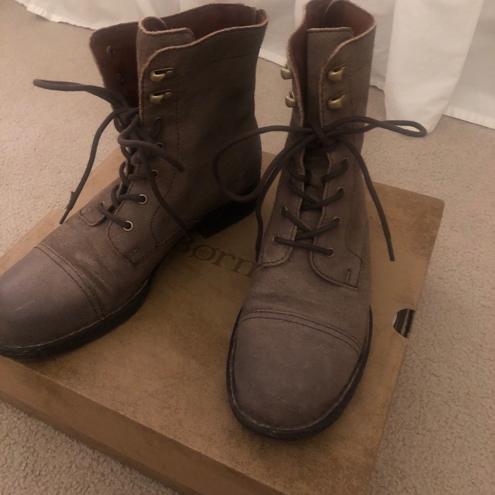 Kelisa Born Taupe Combat Boot